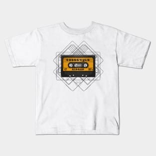 Oldschool audio tape Kids T-Shirt